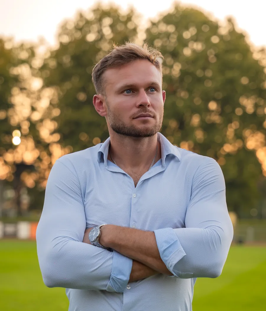 Marcin Zwolski na boisku